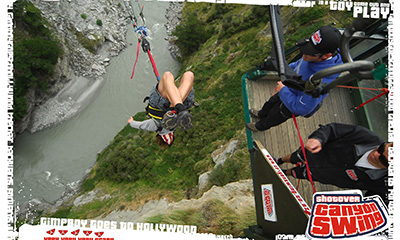 lakeles Video: Canyonswing überm Shotover River